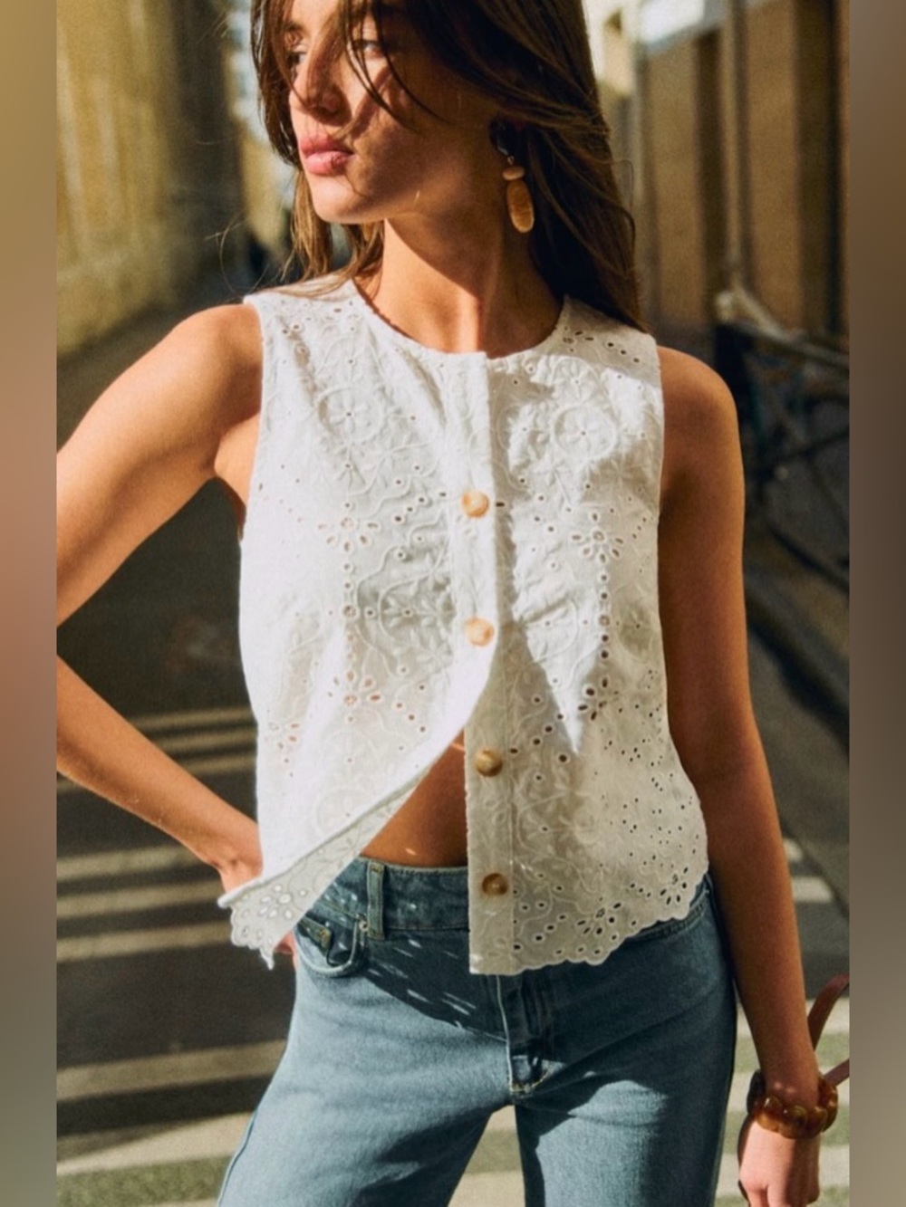 NWT Sezane Roni Blouse - Picture 3 of 8